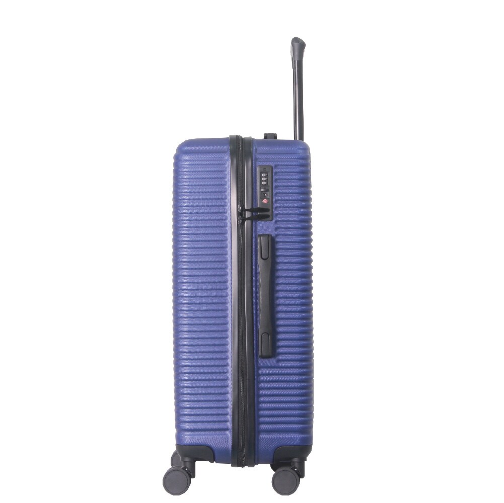 Luggage Sets ABS Hardshell 3pcs Luggage, Lightweight Durable Suitcase Sets Spinner Wheels Suitcase With TSA Lock 20''24''28'' Available(Blue)_voghion.com